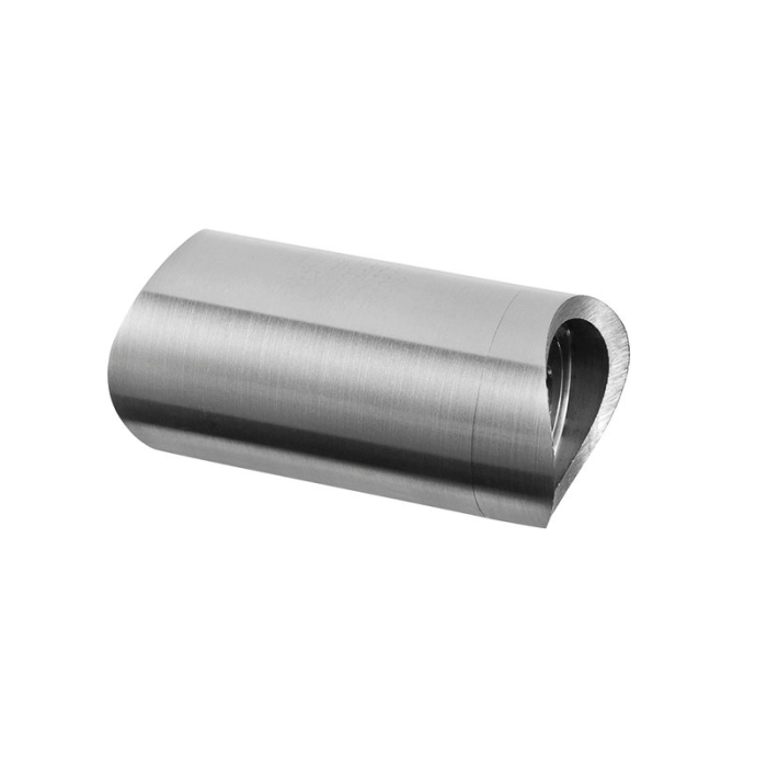 Rohrhalterung für Rohr 42,4 mm fest Edelstahl matt geschliffen Modell 0627 main product photo