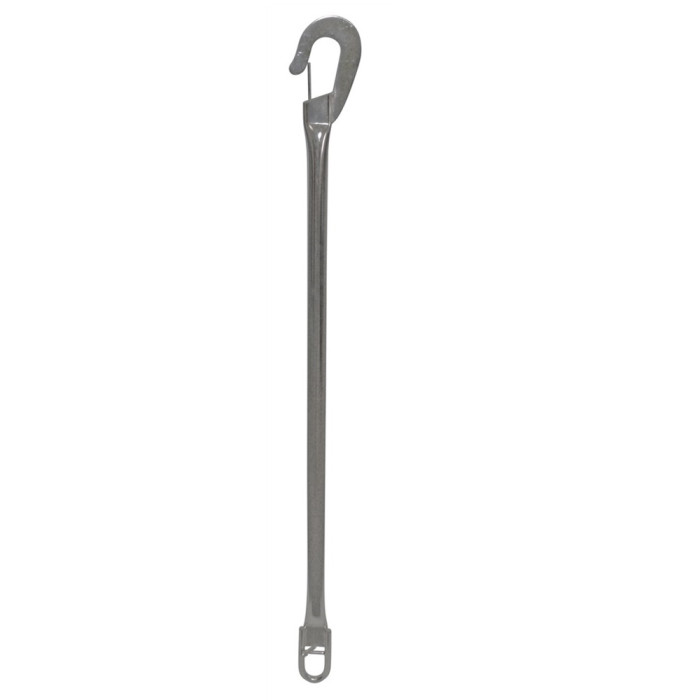 Bojenhaken mit Sicherung 30 x 1400 mm Edelstahl-316 (A4) main product photo