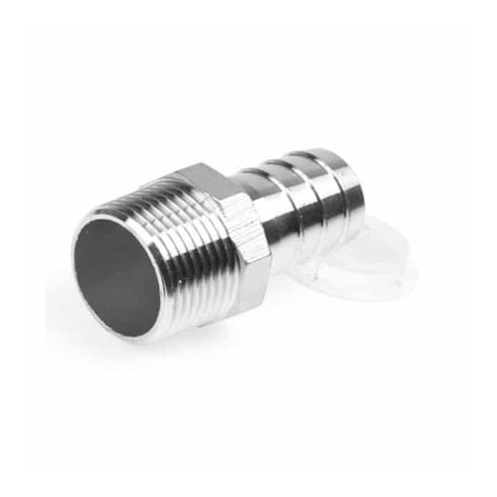 Schlauchtülle bu Gewinde BSP, 1/8 Zoll x 7 mm Edelstahl-316 (A4) main product photo