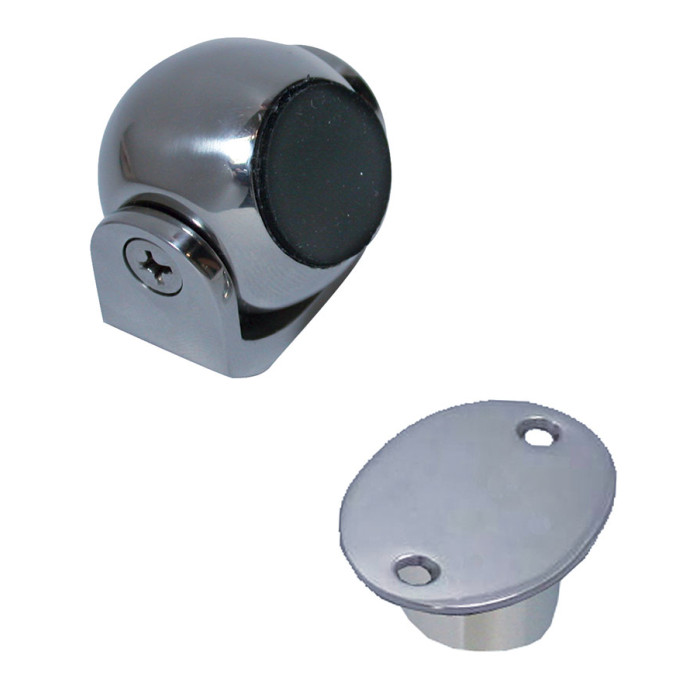 Magnet-Türhalter schwenkbar mit Einbauplatte 34 x 34 mm ca.5,8kg Haltekraft Edelstahl-316 (A4) main product photo