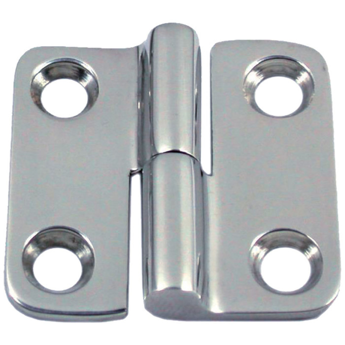 Scharnier 2-tlg. 37 x 37 mm Rechts Edelstahl-316 (A4) main product photo