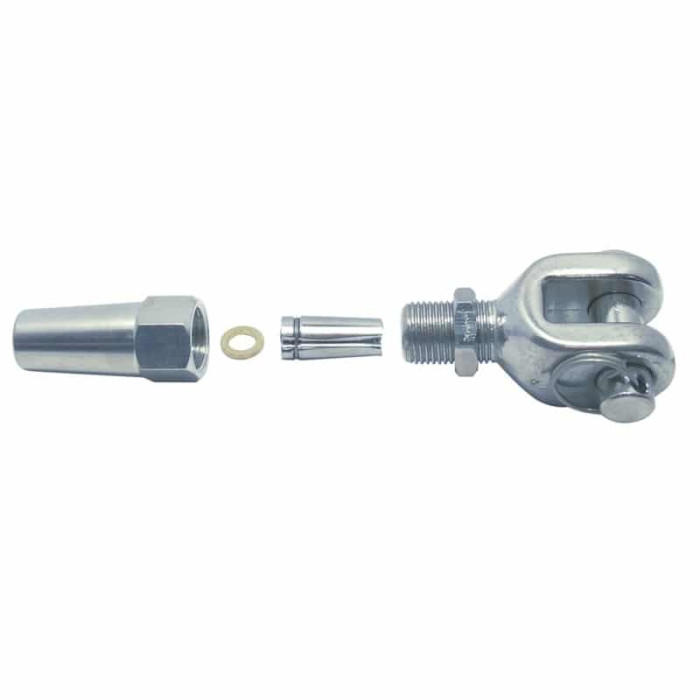 DIY Montage-Gabelterminal 5 mm Edelstahl-316 (A4) main product photo
