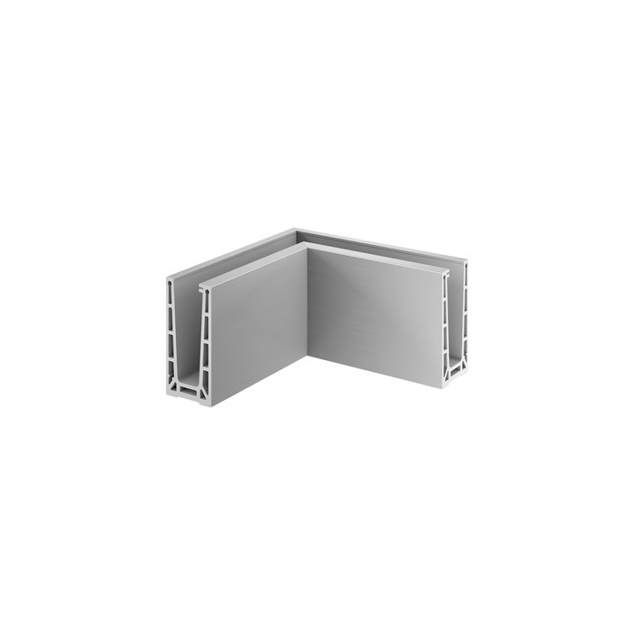 Winkelhalter Easy Glass Pro, Aufsatzmontage, Modell 6313, Aluminium Edelstahl) main product photo