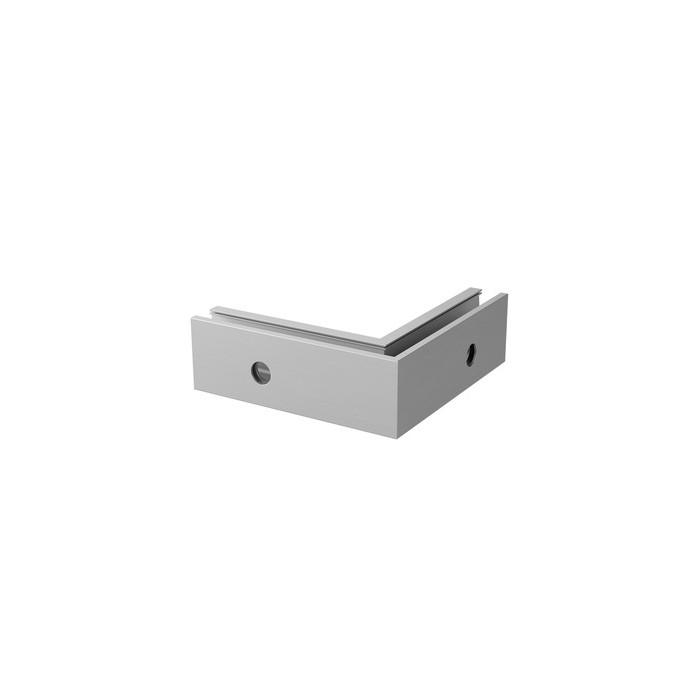 Bodenprofil 90° Außenecke Easy Glass Up Aufsatzmontage Modell 6621 Aluminium eloxiert main product photo
