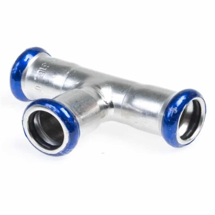 T-Stück, 28 mm, V-V-V Edelstahl-316 (A4) main product photo