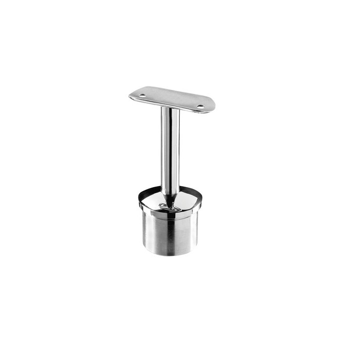 Geländerhalter 48,3 x 2,6 mm für Träger 48,3 mm Edelstahl poliert Modell 0711 main product photo