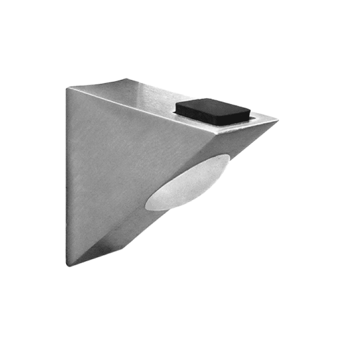 Glasplattensicherung 48,3 mm, Edelstahl main product photo