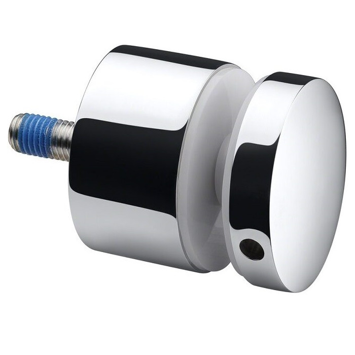 Glasadapter 50 mm flach Länge 30 mm Edelstahl poliert Modell 0747 main product photo