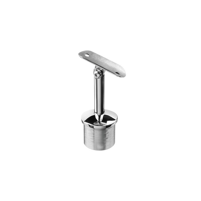 Geländerhalter 48,3 x 2,6 mm für Träger 48,3 mm Edelstahl poliert Modell 0719 main product photo