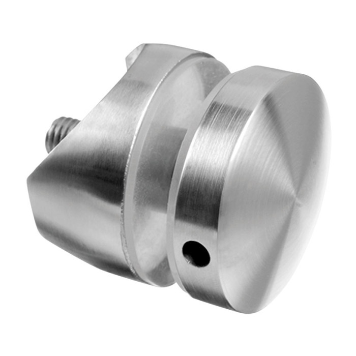 Glasadapter 50 mm Rohr Ø 42,4 mm Länge 10 mm Edelstahl matt geschliffen Modell 0747 main product photo