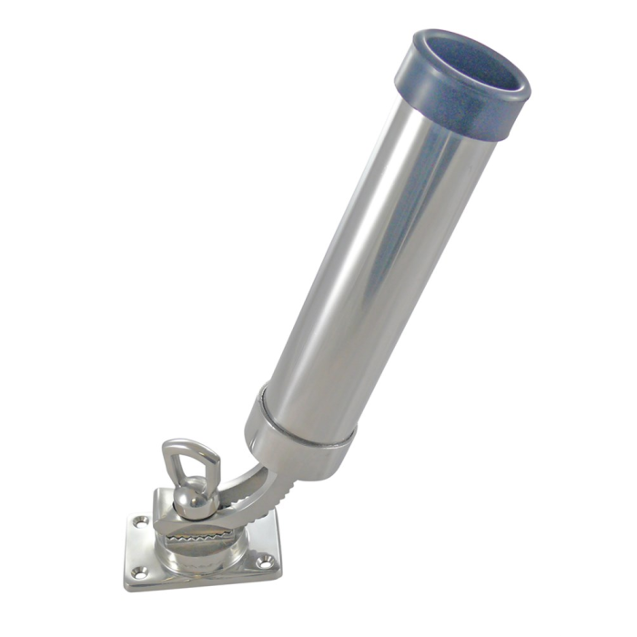 Angelrutenhalter mit Grundplatte verstellbar 230 mm Edelstahl-316 (A4) main product photo