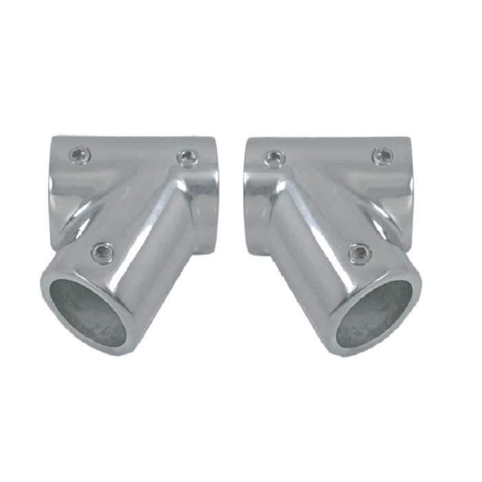T-Stück 60° für Rohr 22 mm Links Edelstahl-316 (A4) main product photo