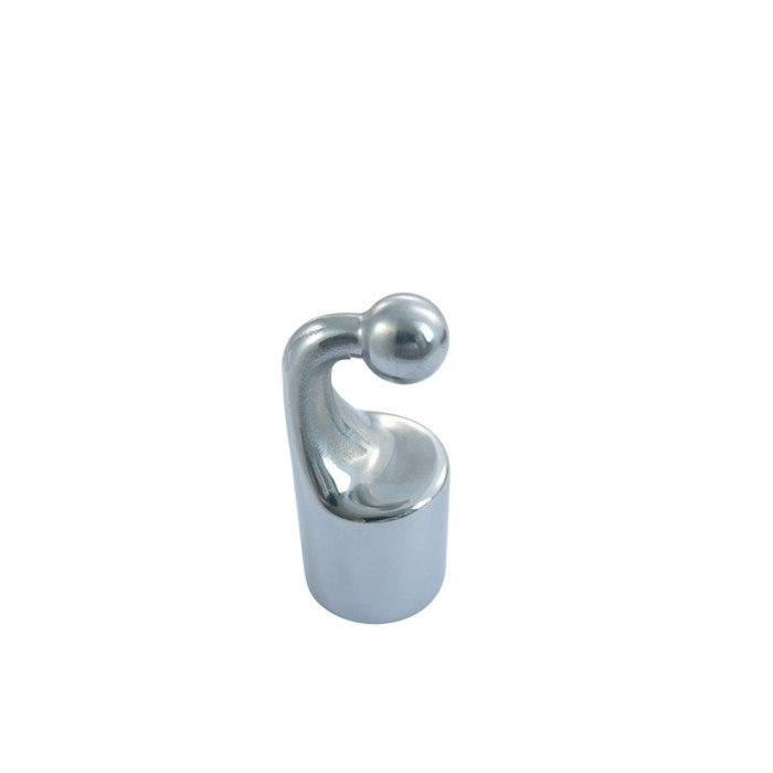 Rohrendkappe mit Kugelkopf-Gelenk 90° für Rohr 22 mm Edelstahl-316 (A4) main product photo