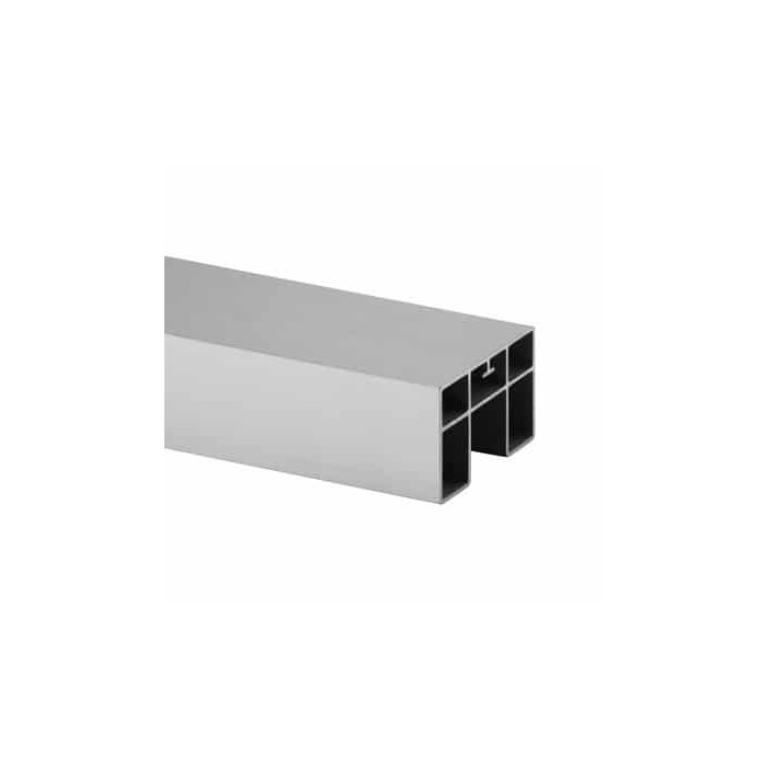U-Profil-Rohr 65 x 40 x 1,5 mm Aluminium (matt silberner Effekt) main product photo