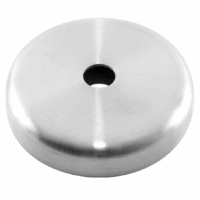 Abdeckrosette Ø 75 x 15 mm Loch Ø 12 mm Edelstahl matt poliert main product photo