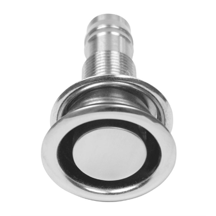 Tankentlüfter versenkt 75 mm für Schlauch 19 mm Edelstahl-316 (A4) main product photo