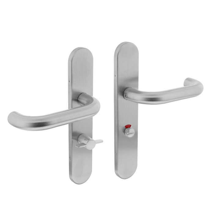 Intersteel Türgriff Rund auf Schild WC/Badarmatur 63 mm Edelstahl gebürstet main product photo