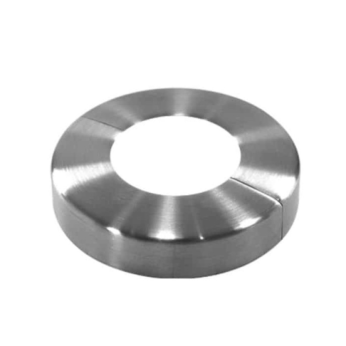 Deckel (teilbar) Ø 85 x 16 mm Loch Ø 42,4 mm Edelstahl matt poliert main product photo