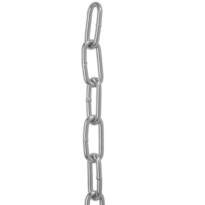 Rundstahlkette langgliedrig ähnl. DIN 5685-C 2 mm pro Meter Edelstahl-316 (A4) main product photo