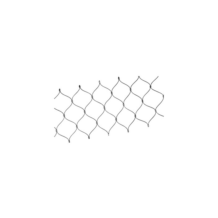 Easy Q-web Kabelnetz, Maschenweite 60 mm, Höhe 600 mm, Länge 5 m, Modell 7906, Edelstahl main product photo