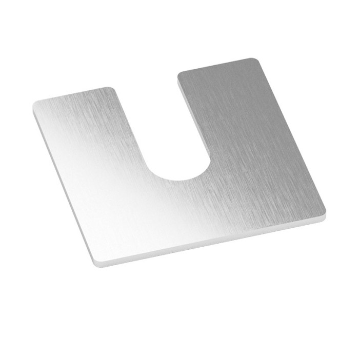 Füllungsplatte Easy Glass Smart, Dicke 1,0 mm, Modell 8216, Aluminium (unbehandelt) main product photo