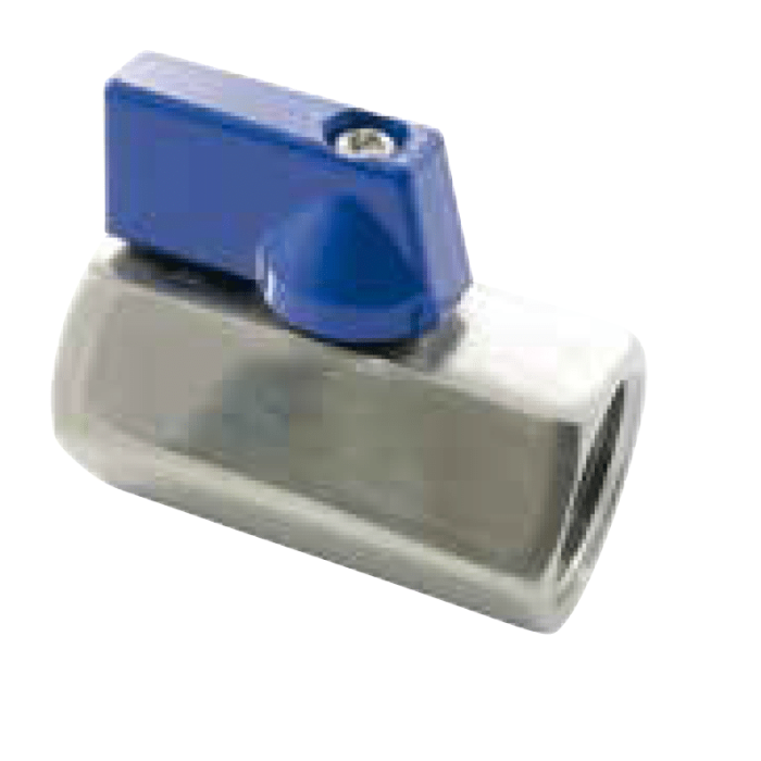 Mini-Kugelhahnventil Innengewinde 3/8" Edelstahl-316 (A4) main product photo