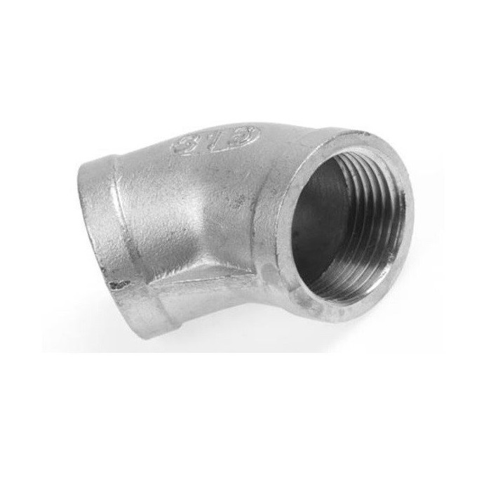 Knie bi-bi 45 BSP, 2 Zoll Edelstahl-316 (A4) main product photo