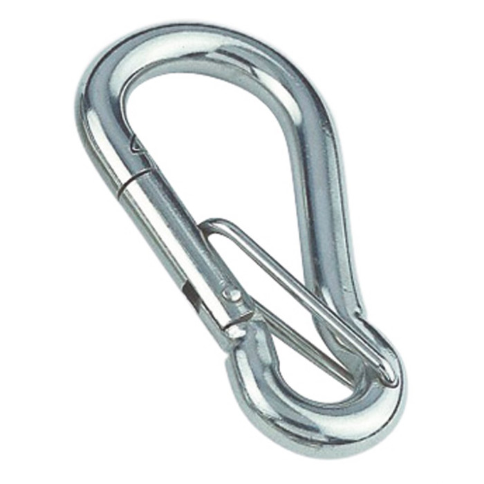 Karabinerhaken mit Sicherheitsverschluss 6 x 60 mm Edelstahl-316 (A4) main product photo