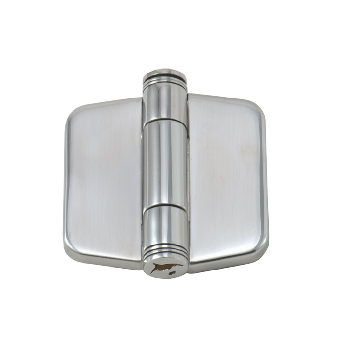 Scharnier mit Schnappabdeckung 42 x 45 mm Edelstahl-316 (A4) main product photo