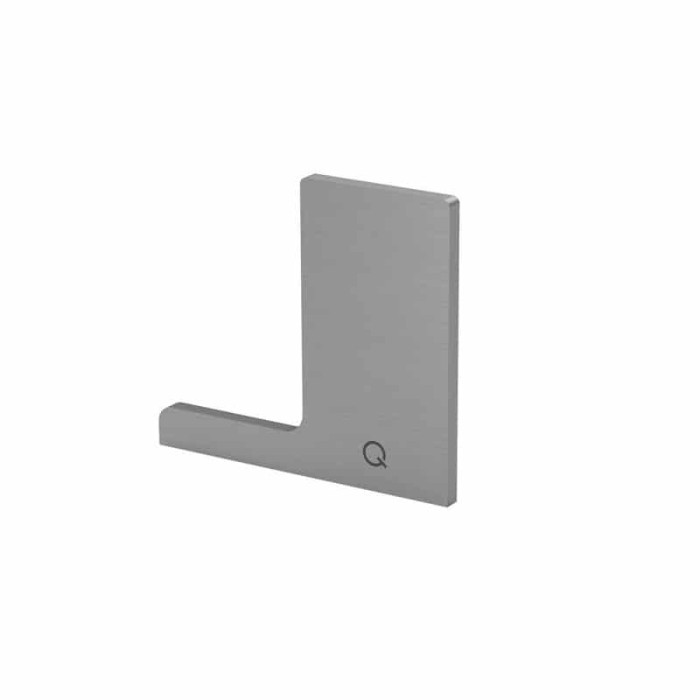 Endkappe Easy Glass Smart, Montage von oben, 130 x 117 mm, Modell 8222, Aluminium (eloxiert) main product photo