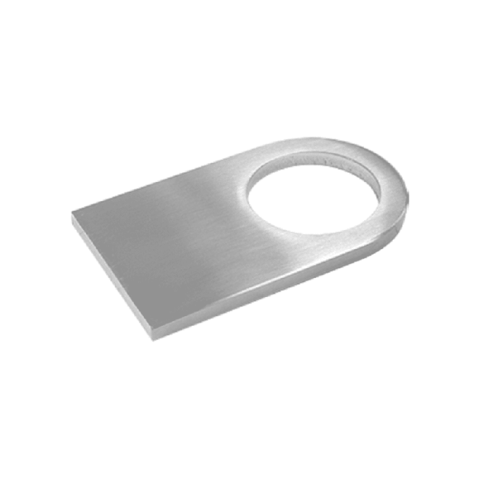 Mauerankerplatte für Rohr 42,4 mm, Edelstahl main product photo