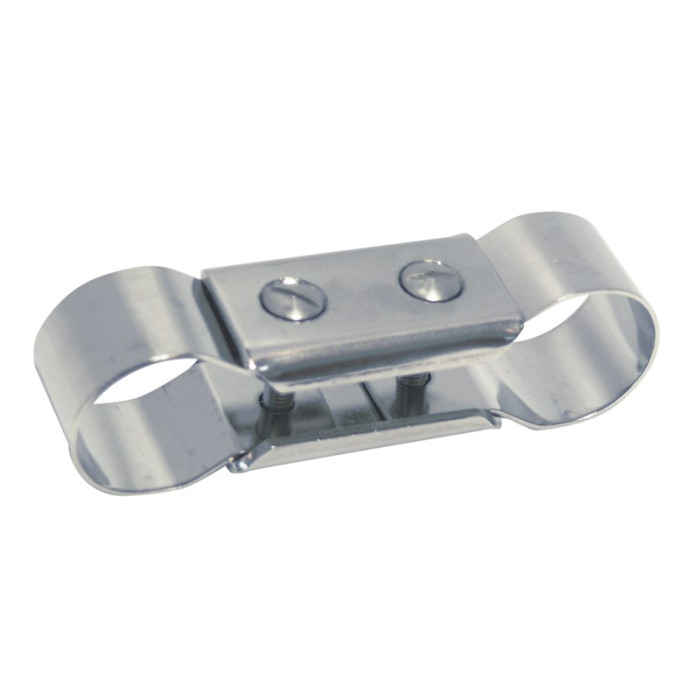 Haltegriffverbinder Doppelschelle für Rohr 22 mm Edelstahl-304 (A2) main product photo