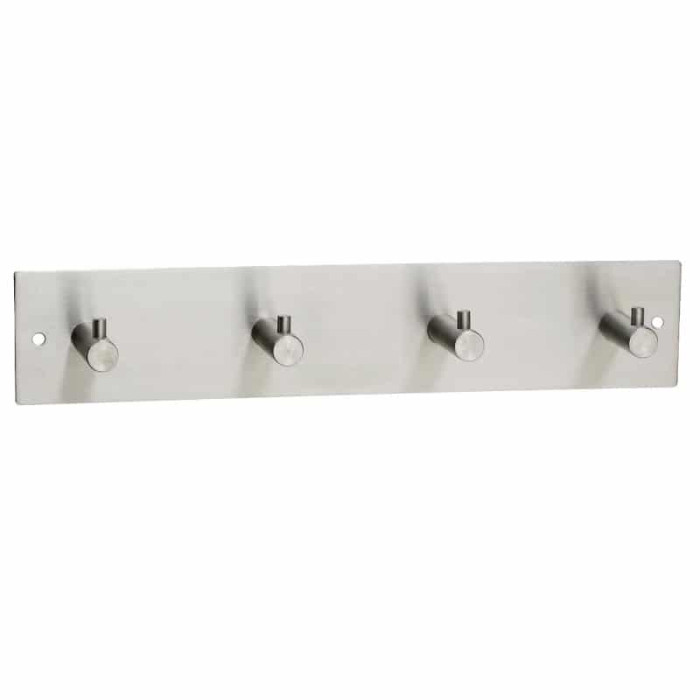 Kleiderständer Maaike, 4 Haken, Edelstahl main product photo