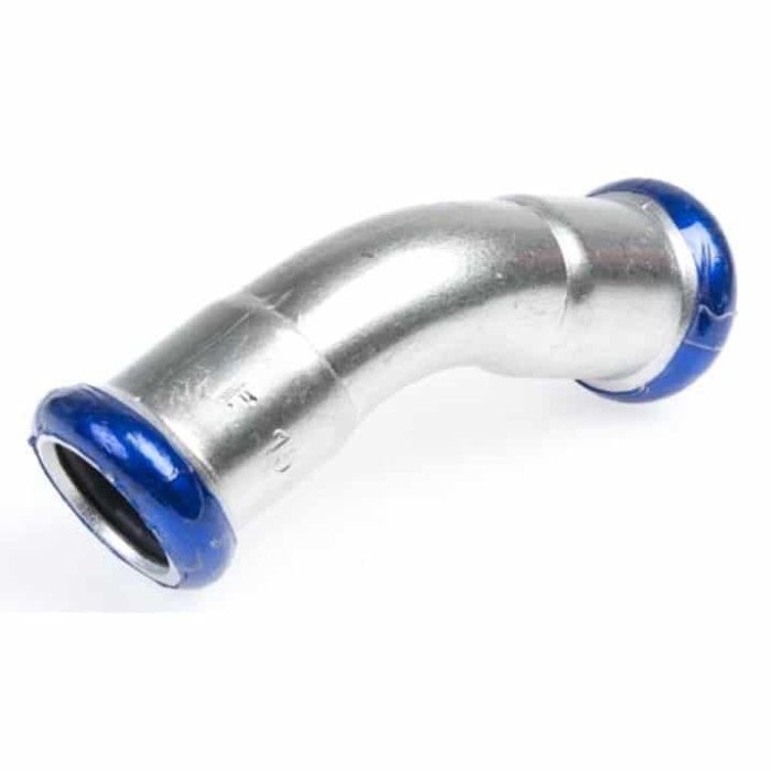 Pressknick 45 Grad, 22 mm, V-V Edelstahl-316 (A4) main product photo