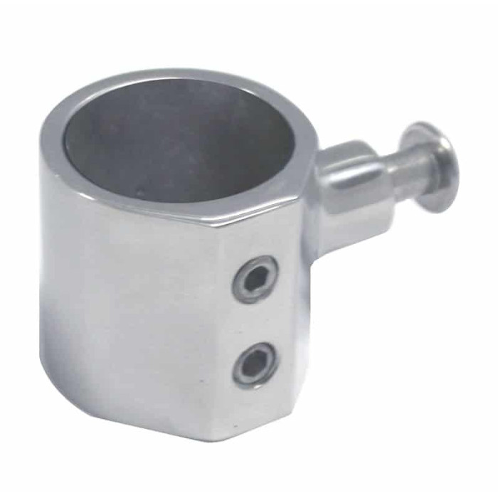Rohrmittelstück mit Seitenbefestigung für Rohr 25 mm Edelstahl-316 (A4) main product photo