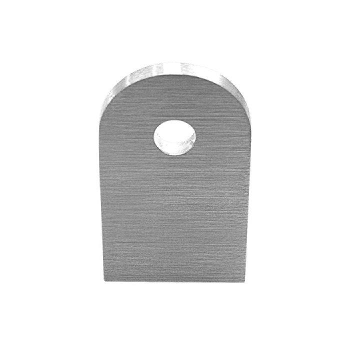 Anschweißlasche 70 x 40 x 6 mm Edelstahl matt poliert main product photo
