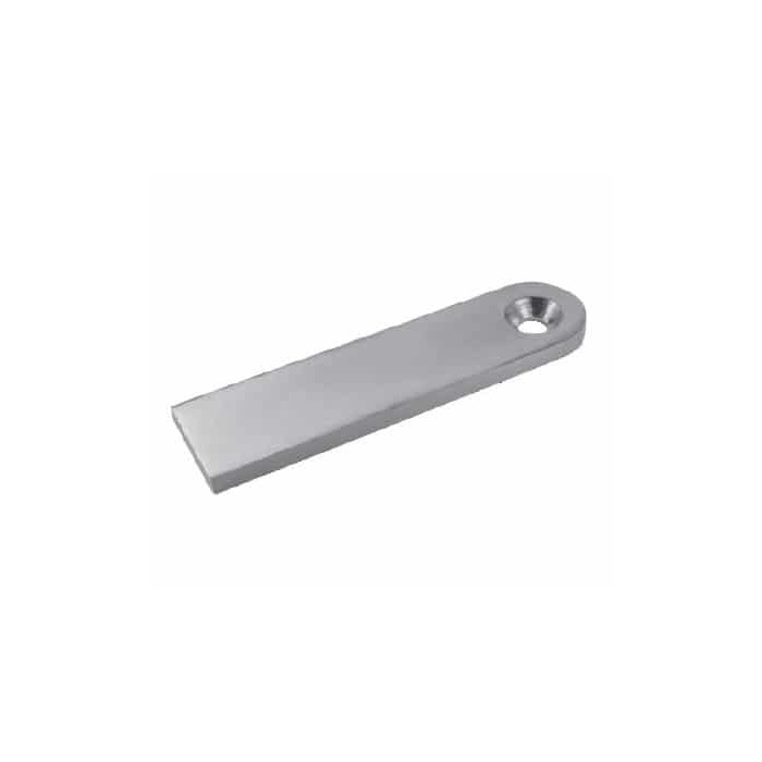 Anschweißlasche 115 x 30 x 6 mm Edelstahl matt geschliffen main product photo