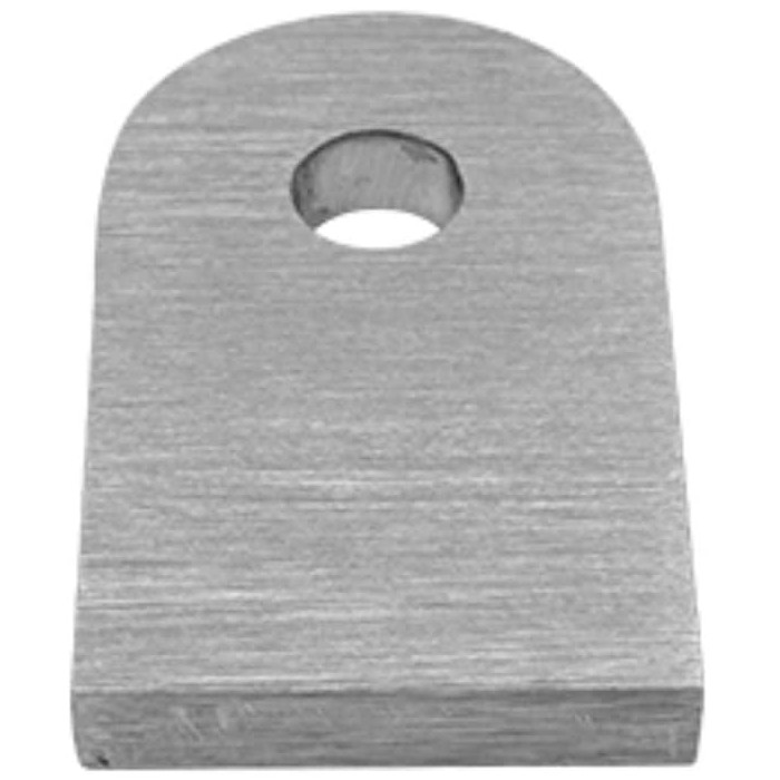 Anschweißlasche 50 x 30 x 6 mm Edelstahl matt geschliffen main product photo