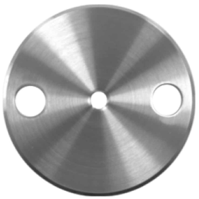 Handlaufträger Scheibe Ø 70 x 5 mm Loch Ø 11 mm Edelstahl matt poliert main product photo