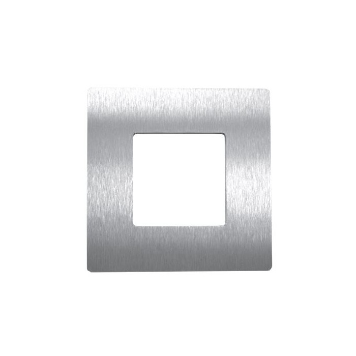 Scheibe 80 x 80 x 4 mm Loch 40 x 40 mm Edelstahl matt poliert main product photo