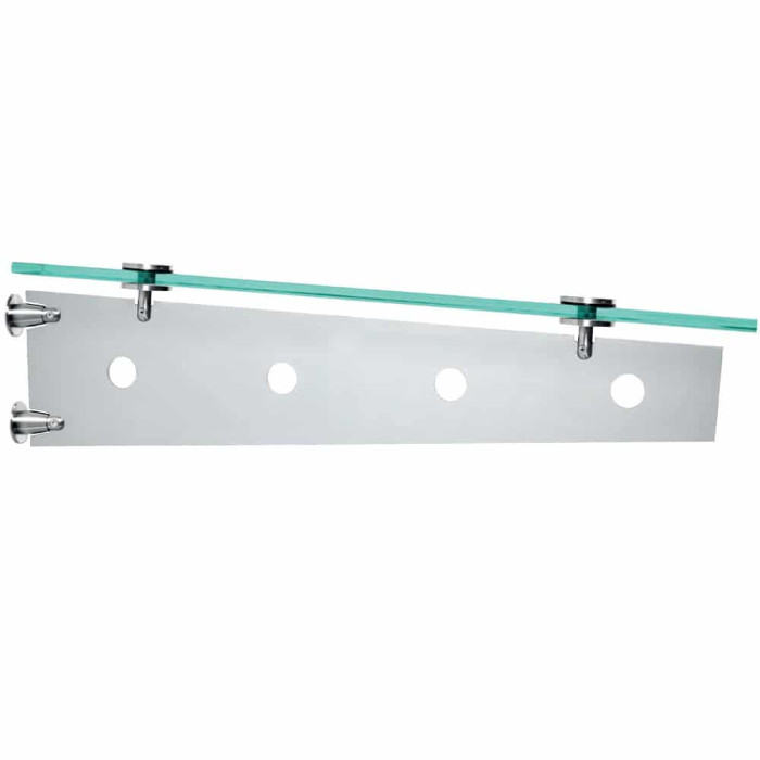 Glasluifelsteunen voor glasdikte 13,52 of 17,52 mm RVS-304 mat geslepen Edelstahl-304 main product photo