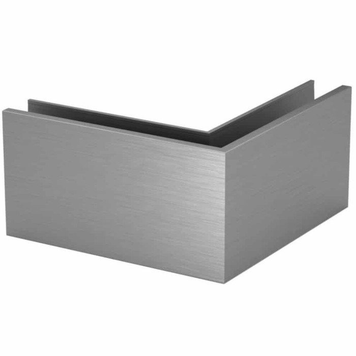 Außenecke Easy Glass Slim F aufgesetzte Außenecke Modell 8021 Aluminium (eloxiert) main product photo