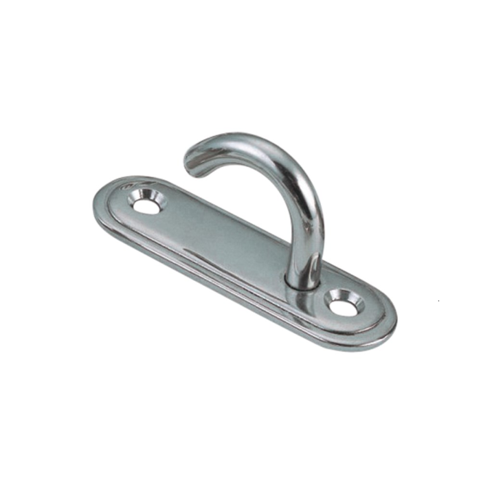 Hakenplatte oval 6 mm 65 x 19 mm Edelstahl-316 (A4) main product photo