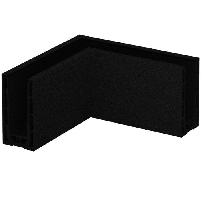 Eckmontage Easy Glass Smart, Aufsatzmontage, Modell 8211, Aluminium mattschwarz main product photo