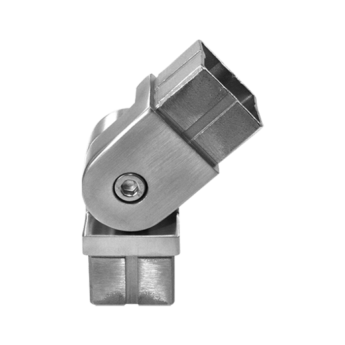 Rohrverbinder für Rohr 40 x 40 x 2,0 mm verstellbar Edelstahl matt geschliffen main product photo