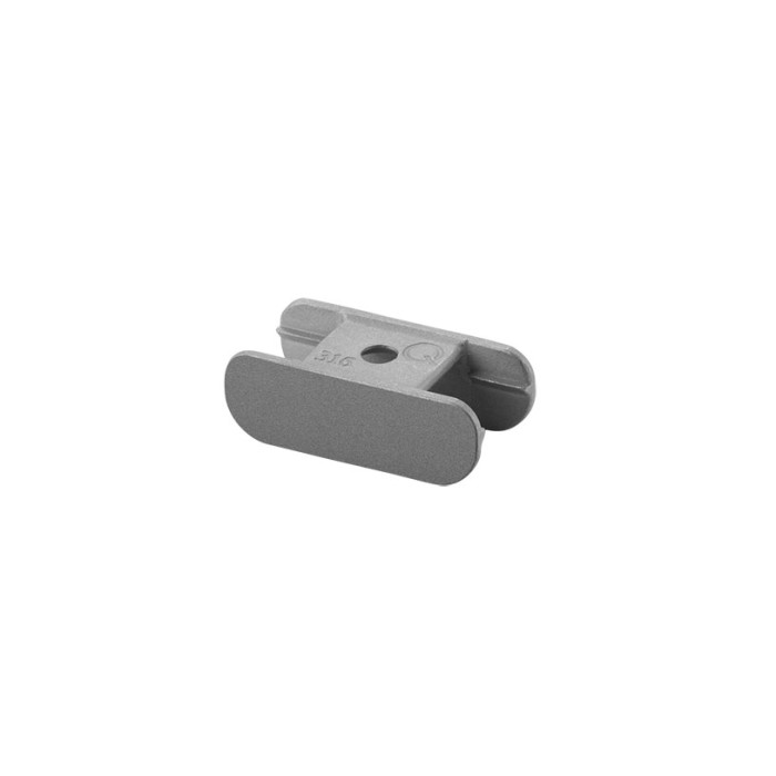 Adapter für LED-Trägerprofil, für U-Profilrohr, Modell 0780, Edelstahl main product photo