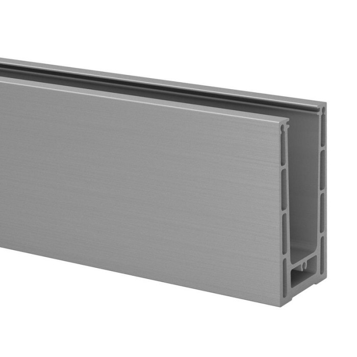 Easy Glass Prime Bodenprofil oben Einbaulänge 5000 mm Modell 8410 Aluminium (eloxiert) main product photo