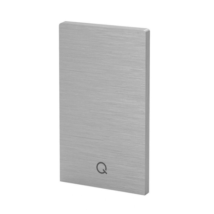 Endkappe Easy Glass Prime, Montage von oben, 131,5 x 75 mm, Modell 8412, Aluminium (eloxiert) main product photo