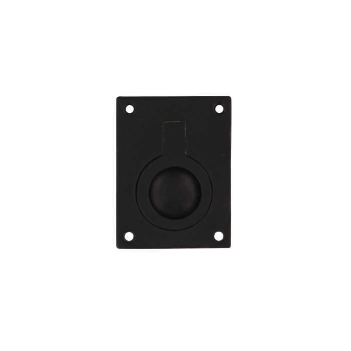 Intersteel Lukenring rechteckig 41 x 31 mm mattschwarz main product photo