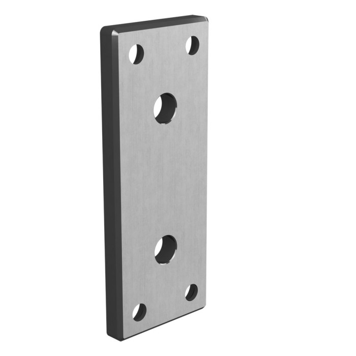 Wandplatte 150 x 60 mm Edelstahl Modell 3508 main product photo